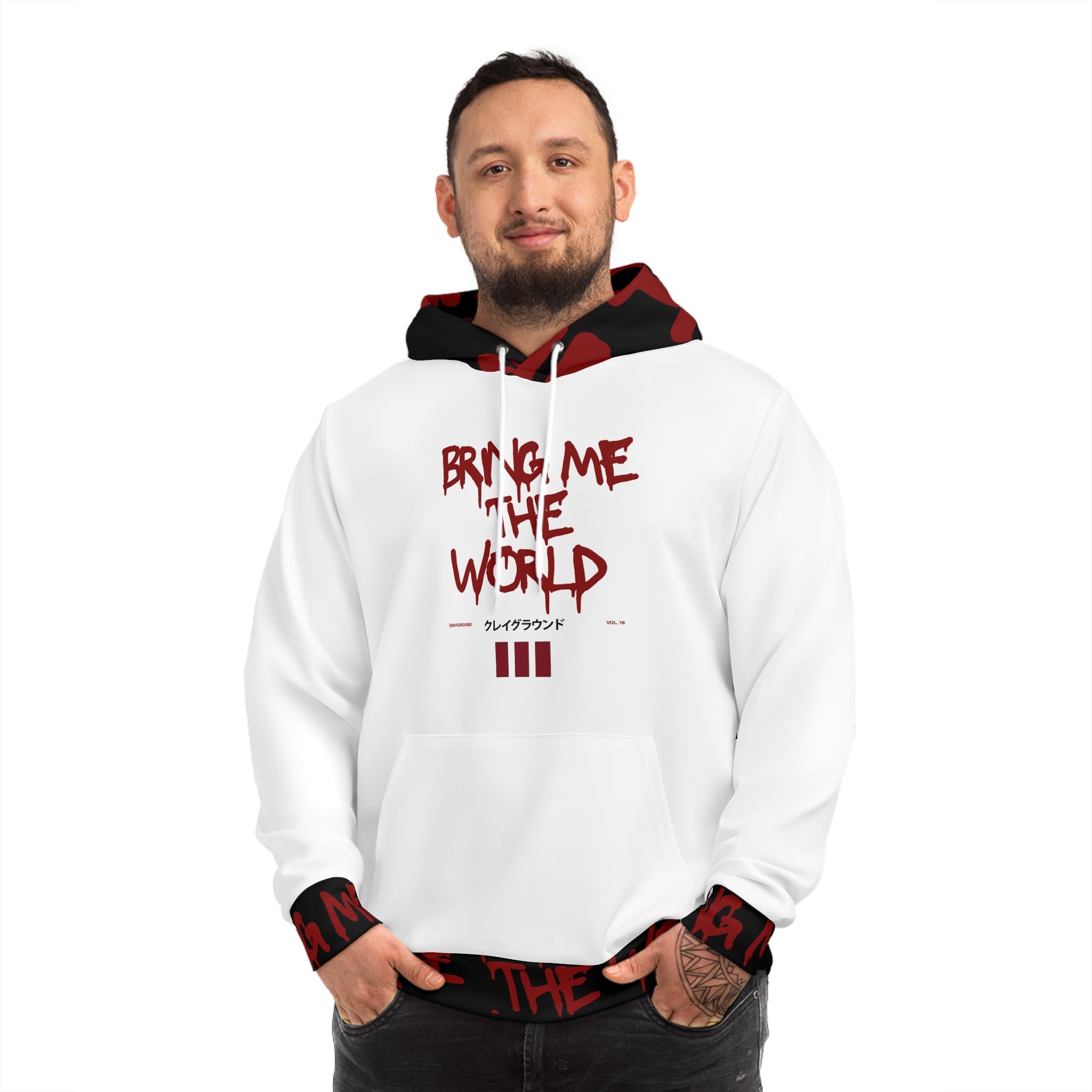 White Dominator Hoodie