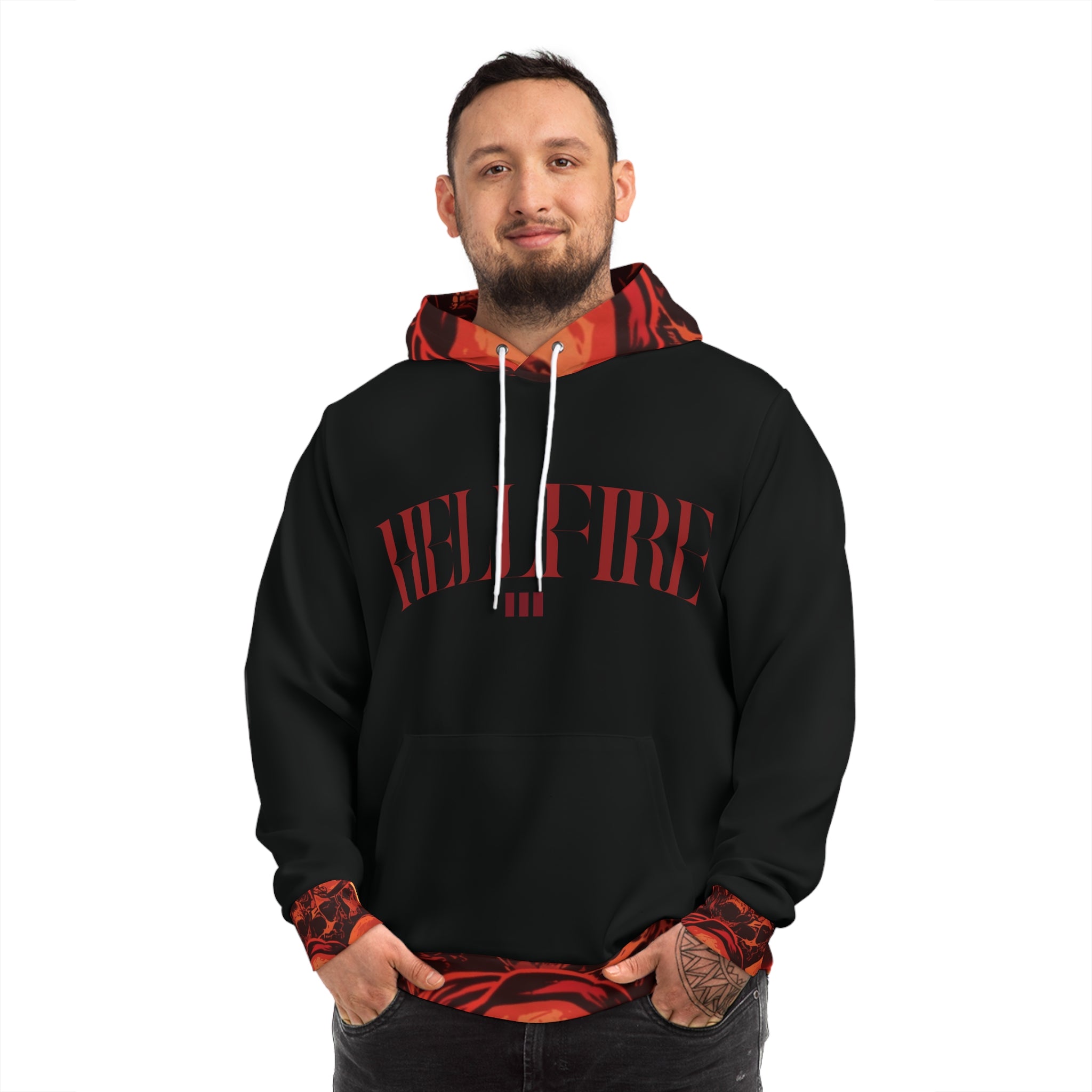 Black Hellfire Premium Hoodie